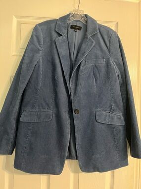 Talbots Light Blue Corduroy Blazer
